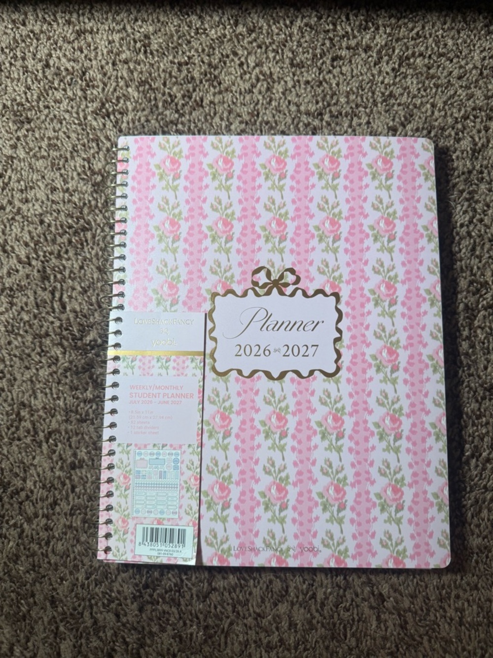 LoveShackFancy x Target 2026/2027 Planner Pink & Green
